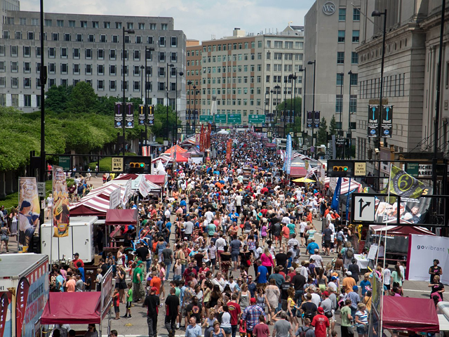 Taste of Cincinnati

When: May 25 and 26 from 11 a.m.-11 p.m. and May 27 from 11 a.m.-8 p.m.

Where: Four blocks of Fifth Street, between Main Street and just east of Sentinel Street, Downtown

What: Dozens of local and regional vendors will be serving food at the fest, which is now the longest-running culinary arts festival in the country.

Who: Cincinnati USA Regional Chamber

Why: Here's your chance to truly try all the culinary delights that Greater Cincinnati has to offer.