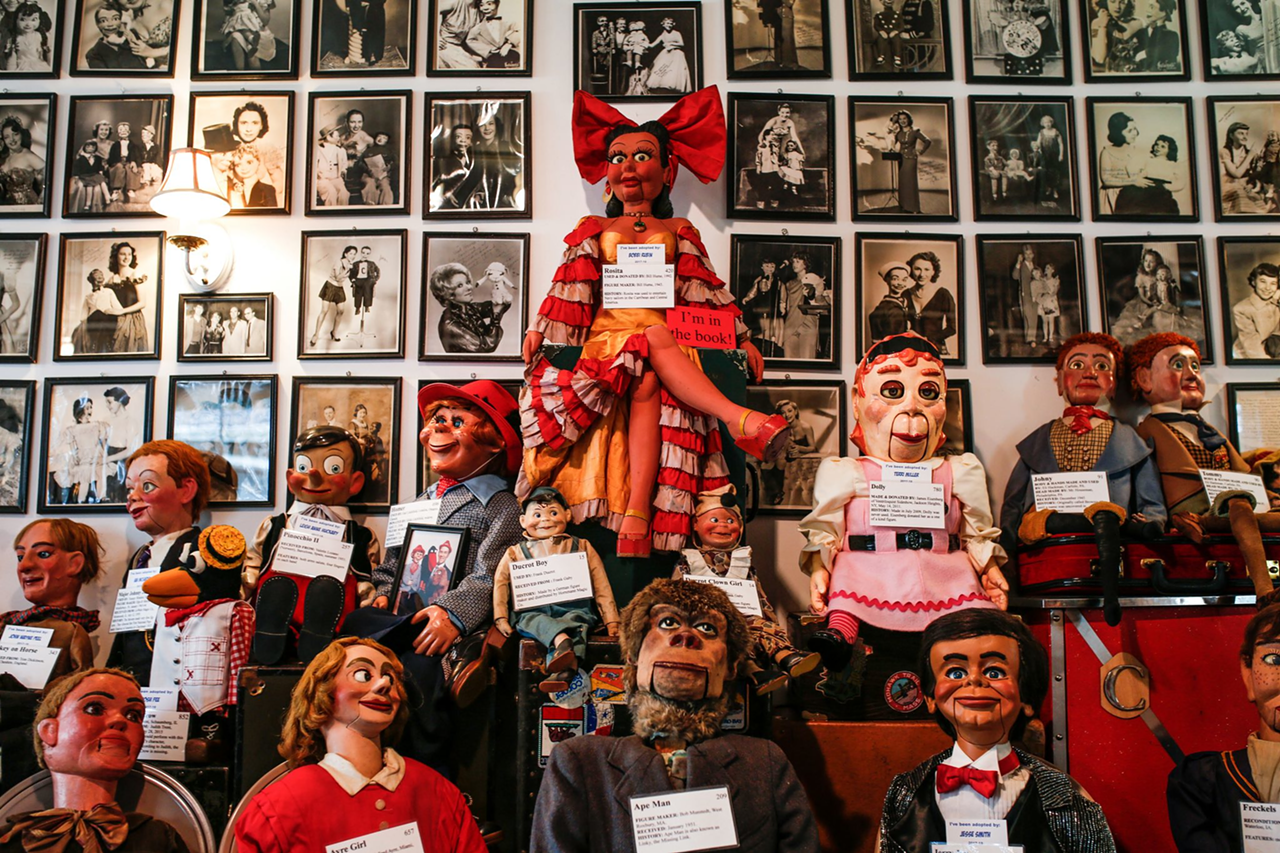 Vent Haven, 33 W. Maple Ave., Fort Mitchell, Ky. | Vent Haven is the only museum in the world dedicated to the art of ventriloquism. In addition to more than 800 figures (don’t call them dummies), guests can view a library of vent-centric books, playbills and thousands of photographs. The museum also hosts the international ConVENTion every year for more than 600 ventriloquists. 10 a.m. and 7 p.m. most Tuesdays from May to September; other tours by appointment. $10 per person donation encouraged.