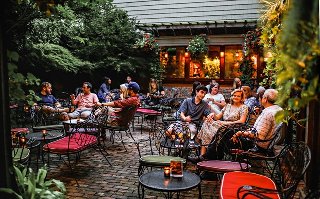 The Blind Lemon
    936 Hatch St., Mount Adams
    Mount Adams&#146; favorite backyard bar since 1963. Walk down a set of stairs to find a secret, little hideaway. Outside, the relaxed garden patio is like a boho blend of Bourbon Street and Paris caf&eacute; life. With live music every night, it&#146;s one of the most romantic drinking destinations in the city.
    Photo: Hailey Bollinger