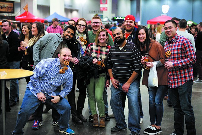 FRIDAY 06
    EVENT: Cincy Winter Beerfest
    The 13th annual Cincy Winter Beerfest is one of the biggest beer extravaganzas of the year, featuring more than 400 different craft beers from more than 130 breweries, including 110 from Cincinnati-area breweries alone. If you don&#146;t want to drink on an empty stomach &#151; or need to lay down a base layer &#151; look for concessions from local food trucks. Live music will set the mood both nights. Event tickets include unlimited beer samples and a souvenir mug. Attendees can buy tickets to one of three sessions (or all three). Other ticket options include early admission or the Connoisseurs Reception ticket, which includes a reception area, private restrooms, a coat check, catered appetizers, premium and large-format beers and a special snifter to take home. Proceeds from Beerfest will benefit the Big Joe Duskin Music Education Foundation. 7:30-11 p.m. Friday, March 6; 1-4:30 p.m. or 7:30-11 p.m. Saturday, March 7.  Regular admission tickets start at $50; early admission starts at $60; $90-$95 Connoisseurs Reception; $20-$25 DD. Duke Energy Convention Center, 525 Elm St., Downtown, cincybeerfest.com.  
    Photo: Byron Photography