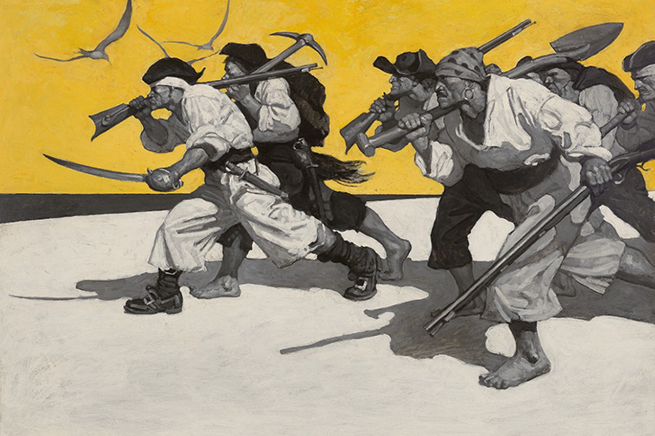 THURSDAY 27
ART: The Taft&#146;s N.C. Wyeth: New Perspectives
Unearth the work of a 20th-century artist that inspired the likes of Star Wars and Game of Thrones. Large-scale, vivid and fantastical, the illustrations of Newell Convers Wyeth &#151; known as N.C. Wyeth &#151; are on display at the Taft Museum of Art via a retrospective exhibition titled N.C. Wyeth: New Perspectives.
Through May 3. Taft Museum of Art, 316 Pike St., Taft Museum of Art, Downtown, taftmusuem.org.
Photo: Provided by Taft Museum of Art