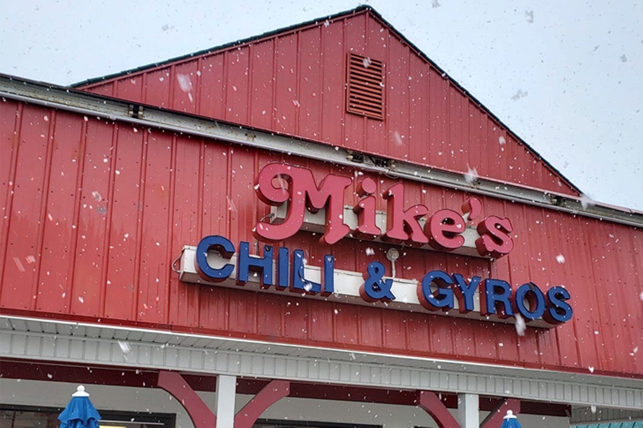 Mike's Chili & Gyros
2045 S. Erie Highway, Hamilton
Head out to Hamilton for another Greek and chili option. Mike's makes its chili with 95% lean beef and a "secret family recipe." Get the Cincinnati-style favorite in any "way" you choose, or in a coney. They also offer chili cheese sandwiches, which they call a "foney coney."