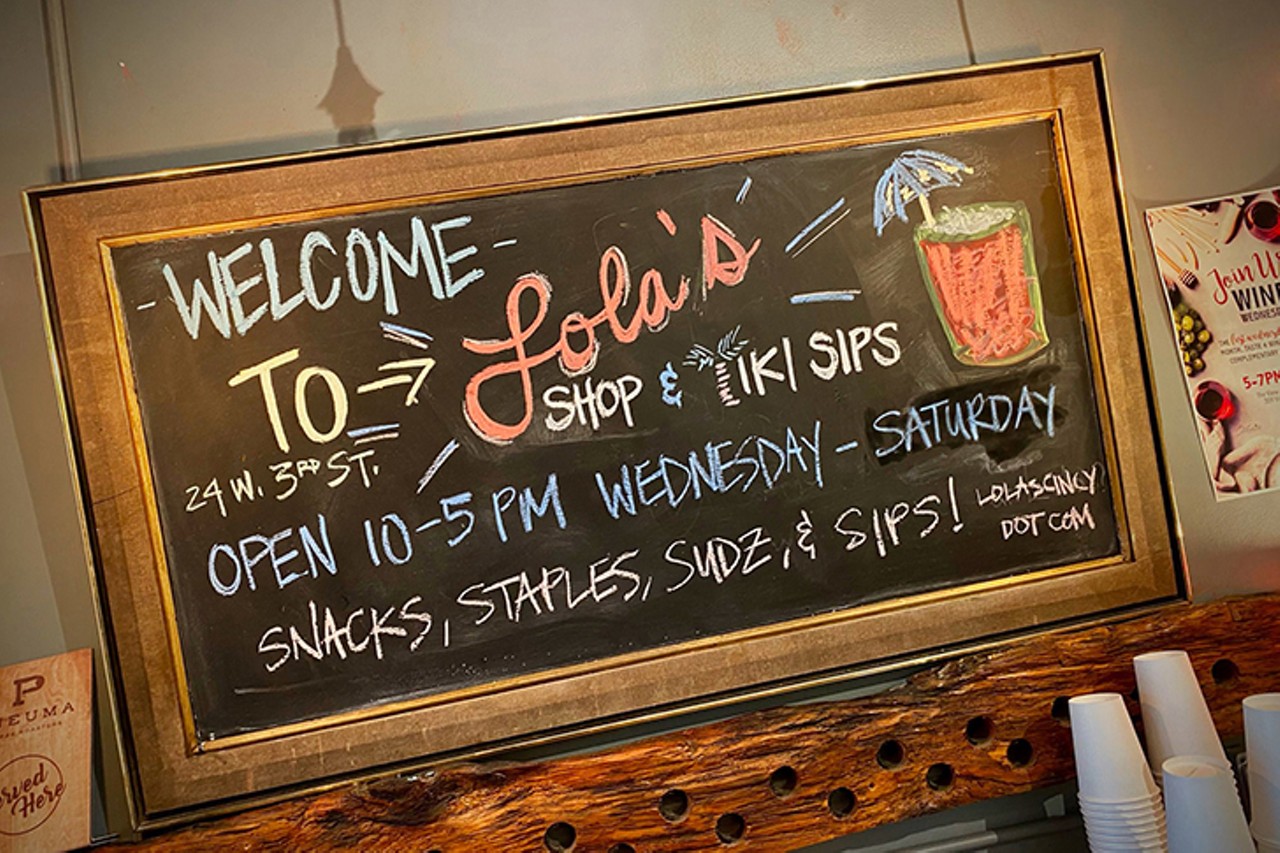 Lola&#146;s Shops and Sips
24 W. Third St., Downtown
Lola&#146;s Coffee is shifting gears a bit and transforming into a downtown grocery shop, plus offering authentic tiki cocktails and brews to-go in addition to their coffee beverages. 
Photo via Facebook.com/LolasCincy