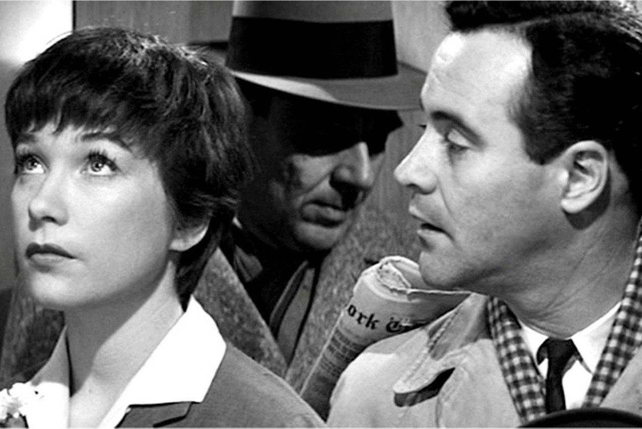 FRIDAY 24
FILM: The Apartment
If you&#146;re under 70 years old, there&#146;s a good chance you&#146;ve never had the opportunity to watch Billy Wilder&#146;s masterful The Apartment on the big screen. That changes this month as The Esquire hosts four screenings of the 1960 film, starring Jack Lemmon and Shirley MacLaine at her effervescent best. It feels weird to call The Apartment a &#147;rom com,&#148; but that&#146;s fundamentally what it is &#151; albeit with a prominent melancholic streak. In one of his finest roles &#151; in which he plays his soulful if bumbling everyman character to perfection &#151; Lemmon is C.C. &#147;Bud&#148; Baxter, whose success at an insurance company suddenly hinges on his discretion in regards to the indiscretions of managers at the office who begin to borrow Baxter&#146;s apartment for liaisons with their mistresses. Things take a turn when it turns out one of the mistresses is also his big-time crush, elevator operator Fran Kubelik. That&#146;s when things get really dark&#133; then darkly sweet. The Esquire screening is a part of its series of Oscar-winning classics; The Apartment won Best Picture in 1961 and Wilder &#151; just a year removed from another immortal classic, Some Like It Hot &#151; took home the Best Director trophy, one of seven Oscars he&#146;d earn in his lifetime. 7 p.m. Friday, Jan. 24; 1 p.m. Saturday, Jan. 25; 2 p.m. Sunday, Jan. 26; 7 p.m. Monday, Jan. 27. $10.25. Esquire Theatre, 320 Ludlow Ave., Clifton, esquiretheatre.com.
Photo: YouTube Screenshot