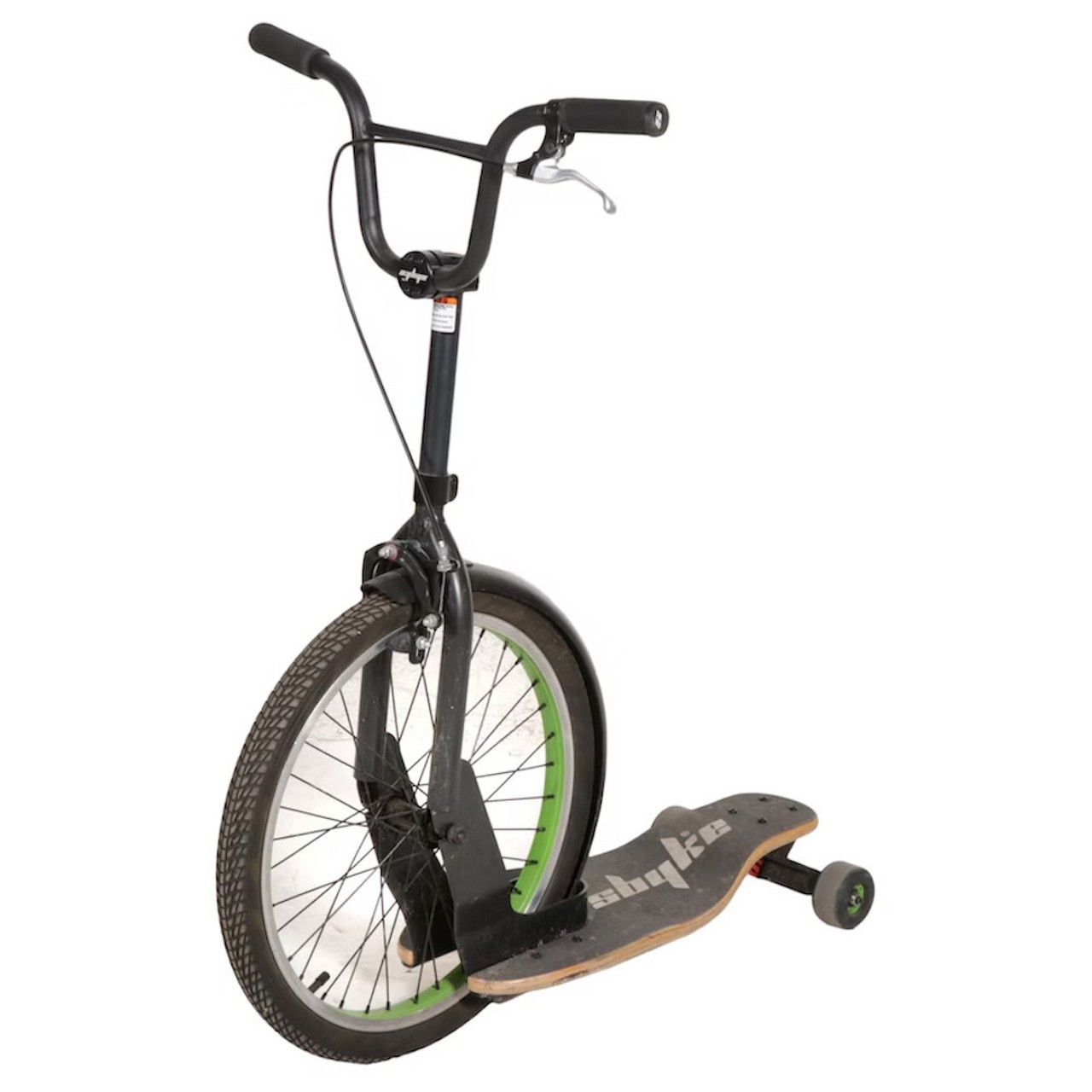 Sbyke Skateboard Bike
The challenge of figuring out how to ride this unicycle-skateboard hybrid is a gift to everyone involved. Just pump up the front tire and you have the most unique gift under the tree for the kids (or adults) in your life. The bizarre nature of this bike makes a companion helmet a solid gift idea.