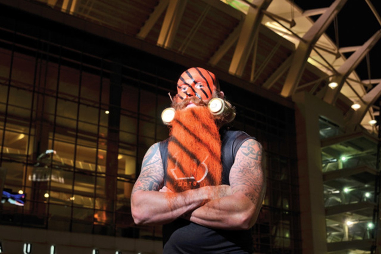 Garey Faulkner
Many are familiar with Garey Faulkner for his iconic beard and devotion to the Cincinnati Bengals. He is also an actor and model. 
Photo: Jesse Fox