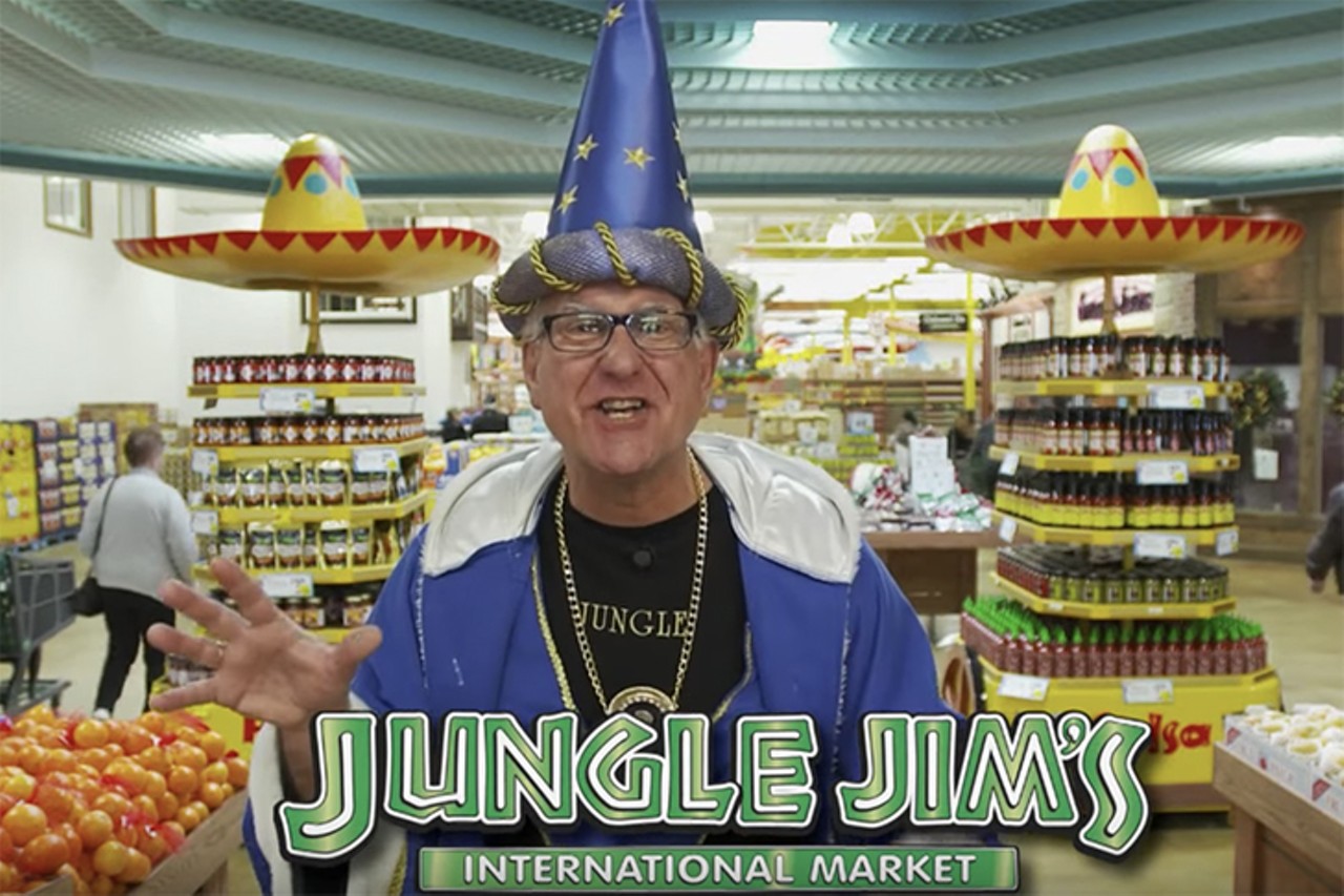 Jungle Jim
James O. Bonaminio, otherwise known as Jungle Jim, founder of Greater Cincinnati&#146;s massive international markets located in Fairfield and Eastgate. 
Photo: YouTube
