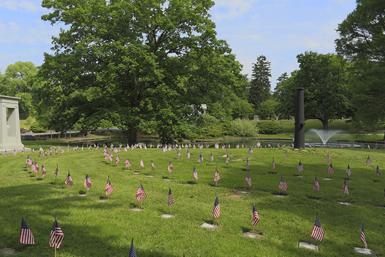 THURSDAY 23-MONDAY 27
EVENT: Spring Grove Memorial Day Weekend
Spring Grove Cemetery hosts a series of events this Memorial Day weekend in tribute to veterans. Running Thursday through Monday, the weekend kicks off with a concert courtesy of the Ohio Military Band. After walking tours of Norman Chapel and the cemetery grounds, a customary scattering of petals over soldiers&#146; graves, a Civil War music performance by Steve Ball and a presentation by a President Lincoln impersonator, the weekend will conclude with a walking tour detailing the site&#146;s Civil War history. Various events through Monday. Free admission. Spring Grove Cemetery & Arboretum, 4521 Spring Grove Ave., Spring Grove Village, springgrove.org.
Photo: Civil War Section Section 21 // Provided by Spring Grove
