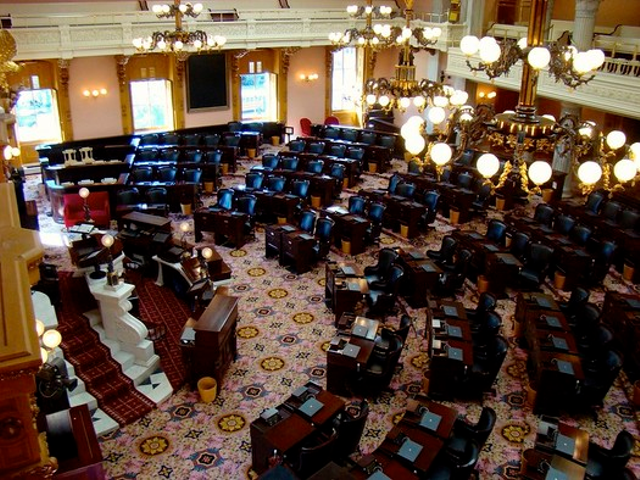 The Ohio House of Representatives is currently made up of 21 Republicans and 12 Democrats.