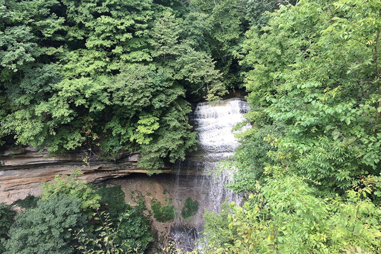 Clifty Falls State Park
2221 Clifty Drive, Madison, Indiana
Distance: About 1 hour 30 minutes
The park's namesake waterfalls are a great reason to come back again and again, as their appearance changes with the seasons. Clifty Canyon offers great scenery and hiking, and the Clifty Creek bed is full of fossils of ancient sea creatures. Visitors can also check out the nearby Lanier State Historic Site, the former mansion of James F.D. Lanier, a frontier banker.
Photo via Facebook.com/CliftyFallsSP