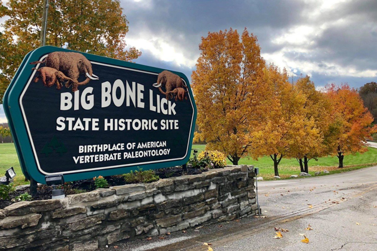 Big Bone Lick State Park
3380 Beaver Road, Union, Kentucky
Distance: About 30 minutes
This historic park is named after the gigantic Ice Age mammal bones discovered there, and includes a museum that displays the bones, Ordovician fossils, Native American artifacts and more. The park is also home to a herd of bison, a reminder of a time centuries ago when wild bison roamed the state. Other activities include hiking, orienteering and mini golf.
Photo via Facebook.com/BigBoneLickSHS