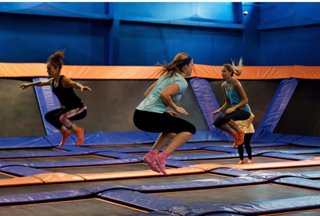 Sky Zone
4950 Provident Drive, Springdale
Let go of gravity at the "world's first indoor trampoline park." Jump, bounce and flip your way into a pit of 10,000 foam cubes. An almost all-ages play time, Sky Zone offers Open Jump, a SkySlam court, SkyJoust, SkyLadder, FreeClimb, SkyFit fitness classes, Ultimate Dodgeball and the Foam Zone. 
Photo via Facebook/SkyZone