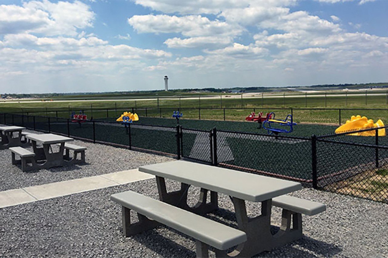 Watch Airplanes Take Flight at CVG&#146;s Aircraft Viewing Area
1459 Donaldson Highway, Erlanger
If you like watching airplanes, CVG Airport has you covered. The viewing area is open from 8 a.m.-10 p.m. and has picnic tables, a play area, portable potties and an entertaining view of planes taking off and landing. 
Photo via CVGairport.com