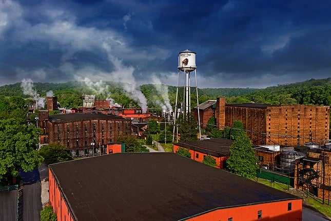 Buffalo Trace Bourbon Distillery
    113 Great Buffalo Trace, Frankfort, Ky.
    Distance: 1 hour and 30 minutes
    Known for their bourbon whiskey, this dog-friendly distillery offers up multiple tasting and history tours. Once night falls, you can even opt to explore its ~spooky~ and haunted past. Make it a weekend at Elkhorn Campground, only a 10-minute drive from Buffalo Trace. Private and RV-friendly, this cozy site is located on the banks of a creek and has a stocked general store onsite, a pool, putt-putt and more. 
    Photo via BuffaloTraceDistillery.com