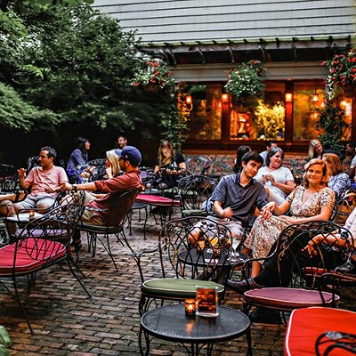The Blind Lemon    936 Hatch St., Mount Adams    The Blind Lemon has been Mount Adams’ favorite backyard bar since 1963. Walk down a set of stairs to find a secret, little hideaway. Outside, the relaxed garden patio is like a boho blend of Bourbon Street and Paris café life. It’s one of the most romantic drinking destinations in the city.