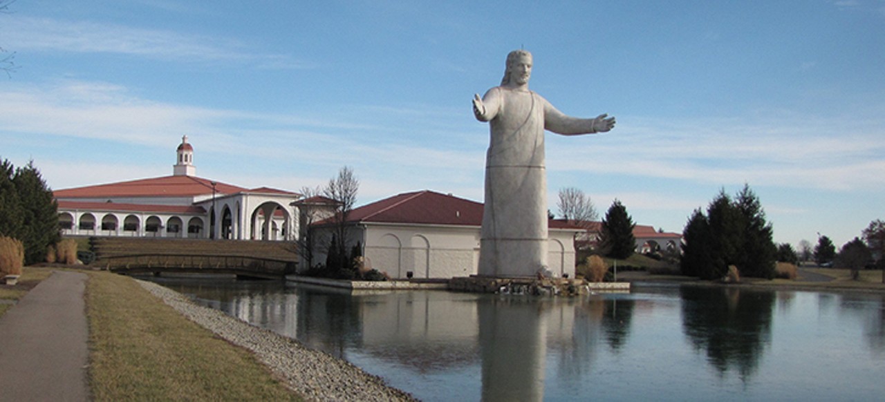 Hug Me Jesus
What&#146;s scarier than traffic on I-75? A giant Jesus who wants to hug you.
Photo: Traveler100