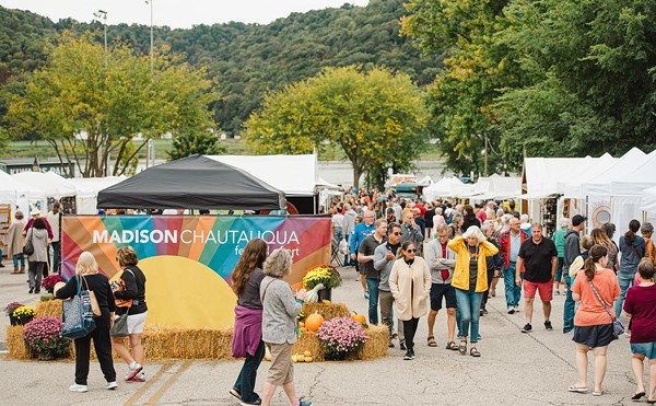 Madison Chautauqua Festival of Art

When: Sept. 30 & Oct. 1 from 10 a.m.-5 p.m.

Where: National Landmark Historic District, Madison, Indiana

What: Outdoor juried arts and crafts festival

Who: Madison Chautauqua Festival of Art

Why: The festival features 10 blocks full of exhibitors.