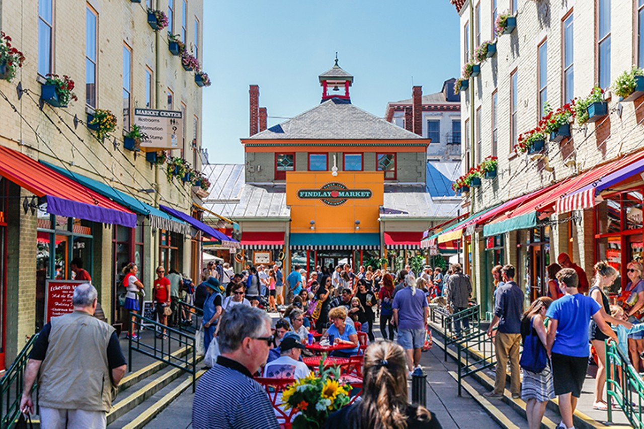 Findlay Market
1801 Race St., Over-the-Rhine
At more than 150 years old, Findlay Market is Ohio&#146;s oldest continually operated public market. Go for the farmers market, butcher shops, flower stalls, OTR Biergarten and eclectic eats. 
Photo: Hailey Bollinger