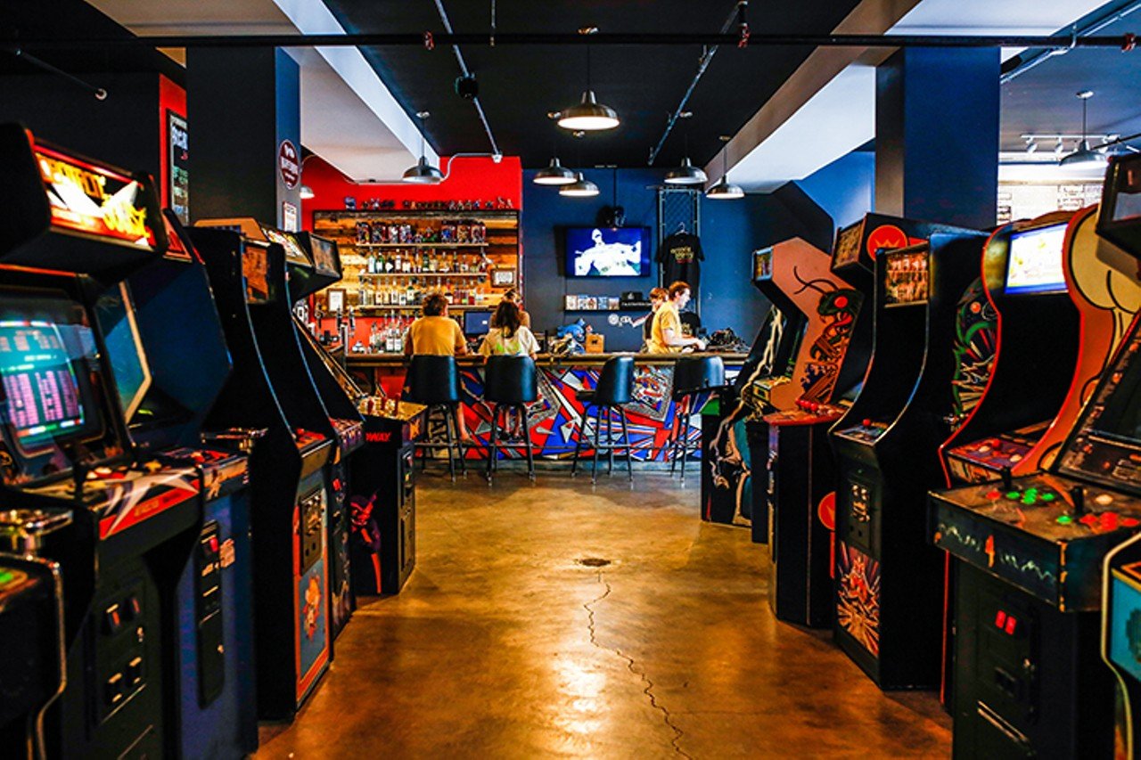 Arcade Legacy: Bar Edition
3929 Spring Grove Ave., Northside
The boozy version of the local Arcade Legacy chain blends pinball, retro arcade games and classic console play with alcohol and Avril-Bleh hot dogs (plus vegan options, massive nachos and sides). All games &#151; except pinball &#151; are free to play if you buy drinks or food. If you don&#146;t want booze, they also offer inventive sodas. The bar, usually 21 and older, goes all ages from 2-8 p.m. on Sundays.
Photo: Hailey Bollinger
