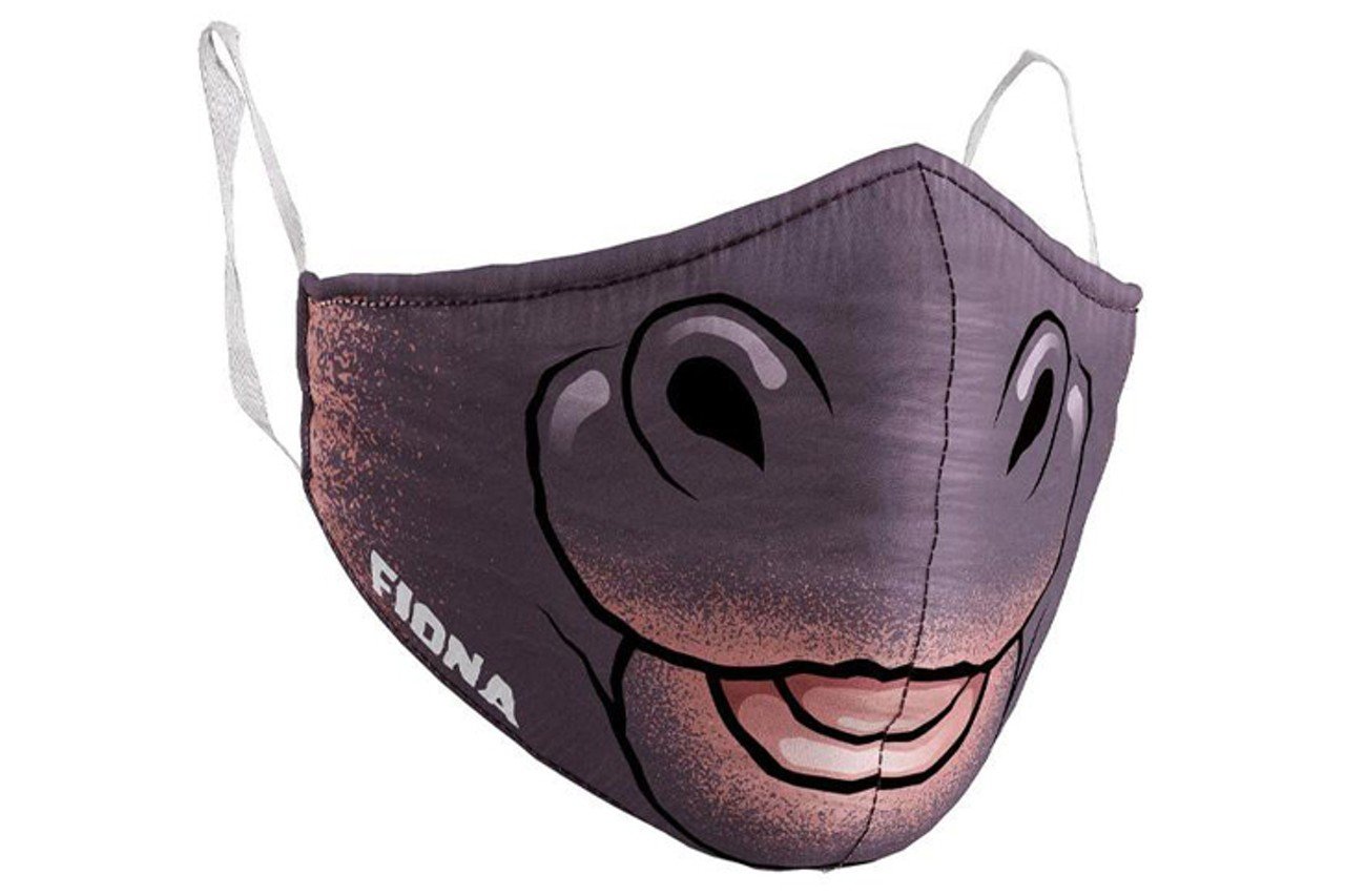 Cincinnati Zoo & Botanical Garden
$18.99
"Show your love and support for hippos and The Cincinnati Zoo with our custom designed face mask. Constructed with two layers for safety. The outer layer is polyester and the inner layer, closest to the face, is made from a soft poly cotton blend. Non-medical grade face shield. Mask has super soft touch. Elastic loops over ears. Designed as a protective face cover and can be worn over medical masks. Reusable and machine washable. Dry low heat on short cycle."
Photo: Cincinnati Zoo