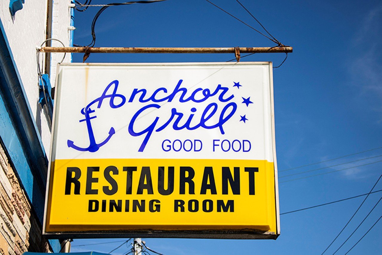 Anchor Grill
438 W. Pike St., Covington
While we typically seem to eat brunch after 11 a.m., the Anchor Grill is open 24/7, so you can chow down literally any time at this Covington greasy spoon, which has been serving up diner fare for decades. It&#146;s a throwback dive with wood paneling, retro fixtures and black leather booths. As an added bonus, a tiny animatronic Big Band orchestra &#151; led by a swingin&#146; Barbie doll &#151; plays and moves along to jukebox selections in a vintage Chicago Coin&#146;s Band-Box by the ceiling. The Anchor doesn't serve booze, so opt for diner-style coffee and a slice of their famous chocolate-covered peanut butter pie. It&#146;s cash only, so come prepared. 
Photo: Emerson Swoger