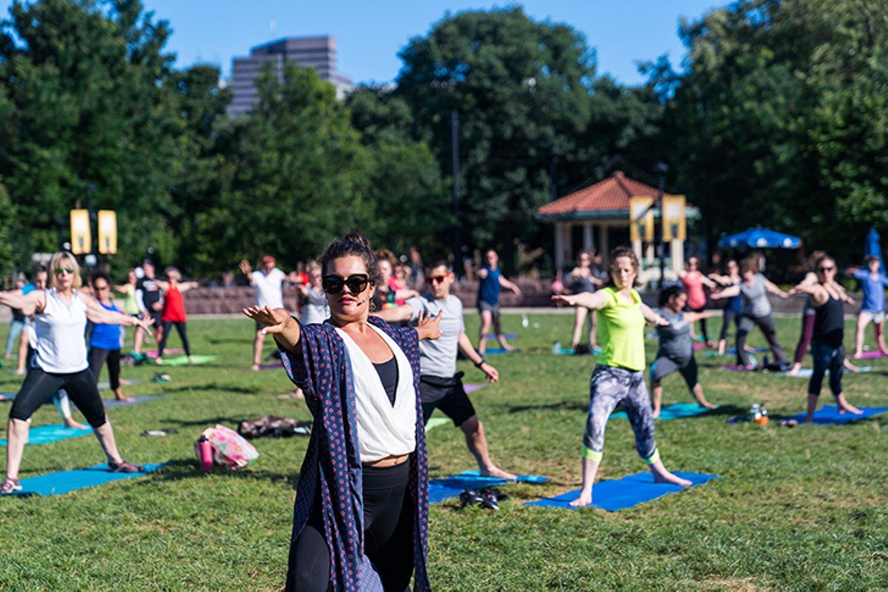 Get Fit for Free at Washington Park
1230 Elm St., Over-the-Rhine
Ditch the gym membership and head to Washington Park on Wednesdays and Thursdays this summer for the park&#146;s weekly free Workout on the Green series. Spring sessions include yoga, HIIT and dance fitness; summer session dates and workouts have not yet been announced. 
Photo: facebook.com/washingtonparkotr