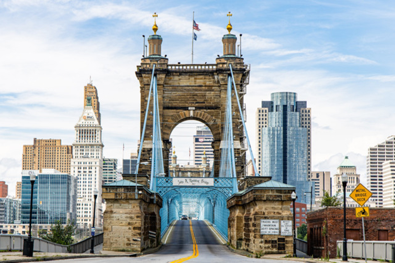 The Roebling Bridge
The Crown Jewel of Cincinnati. We never get tired of looking at pictures of this beauty from either side of the river.