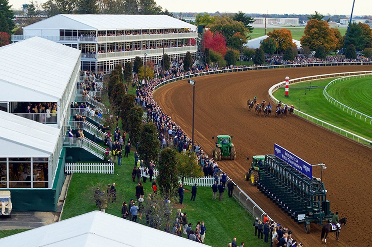 Keeneland Race Track
4201 Versailles Road, Lexington, Kentucky
Distance: 1 hour and 30 minutes
In the heart of the Bluegrass state, you&#146;ll find Keeneland Race Track, a beloved Kentucky thoroughbred racing tradition that dates all the way back to 1939. The picturesque grounds are open year-round for tours. Racing takes place in April and October, where visitors can place bets, enjoy a nice Mint Julep, and see what the South is really all about. 
Photo via Facebook.com/Keeneland