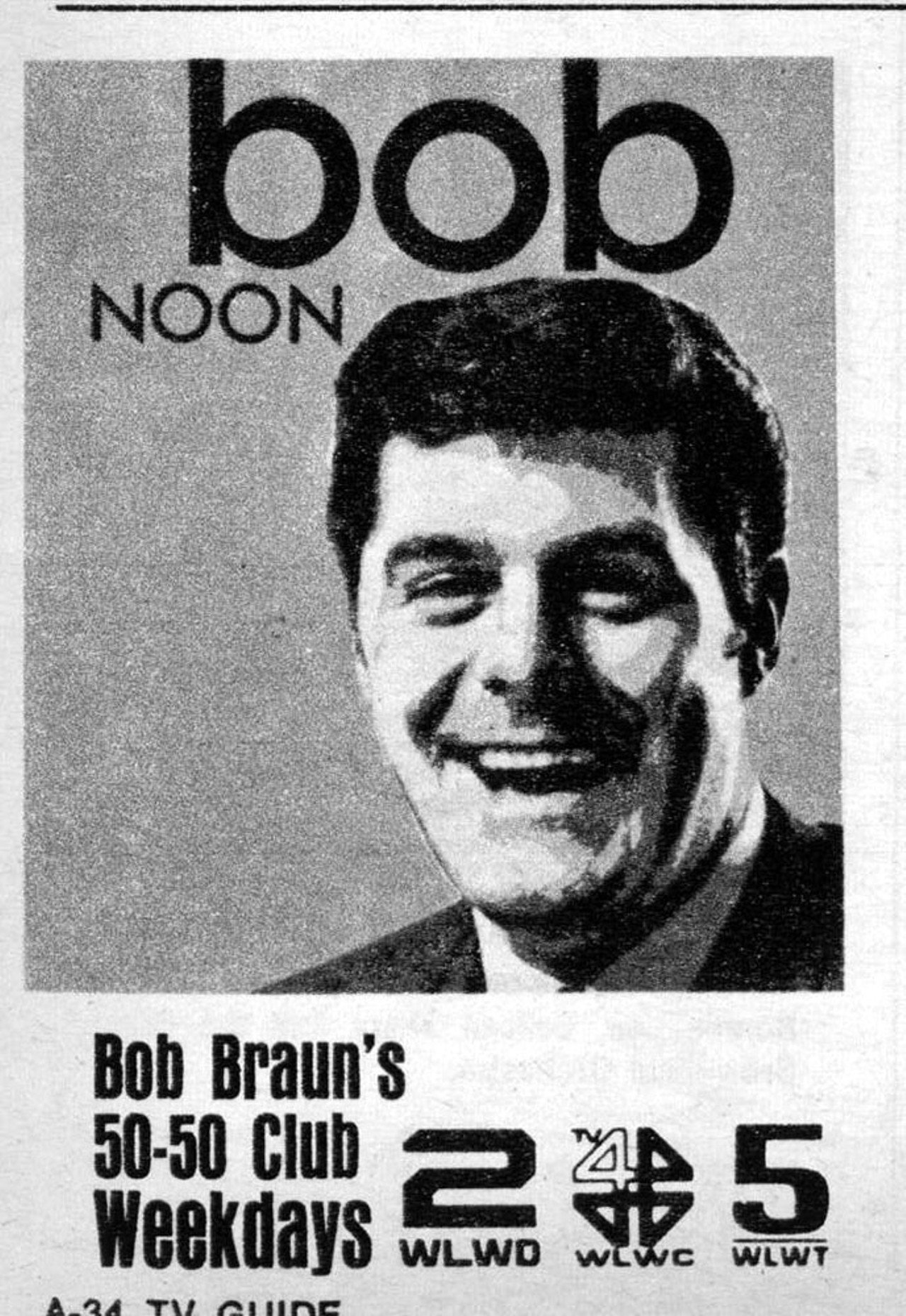 Bob Braun Sr. 
Spring Grove Cemetery, 4521 Spring Grove Ave., Spring Grove Village
Between 1967 and 1984, many Midwesterners loved tuning in to the The Bob Braun Show. The 90-minute live telecasts received high ratings, and hosted special guests, live bands and singers. Guests included Bob Hope, Lucille Ball, Johnny Carson, Dick Clark, Ronald Reagan and a young George Clooney who gave viewers the low-down on his recent tonsillectomy. The charming host, television and radio personality, Robert E. Braun, is interred at Spring Grove, Garden LN, section 141F, lot 283, space 1.