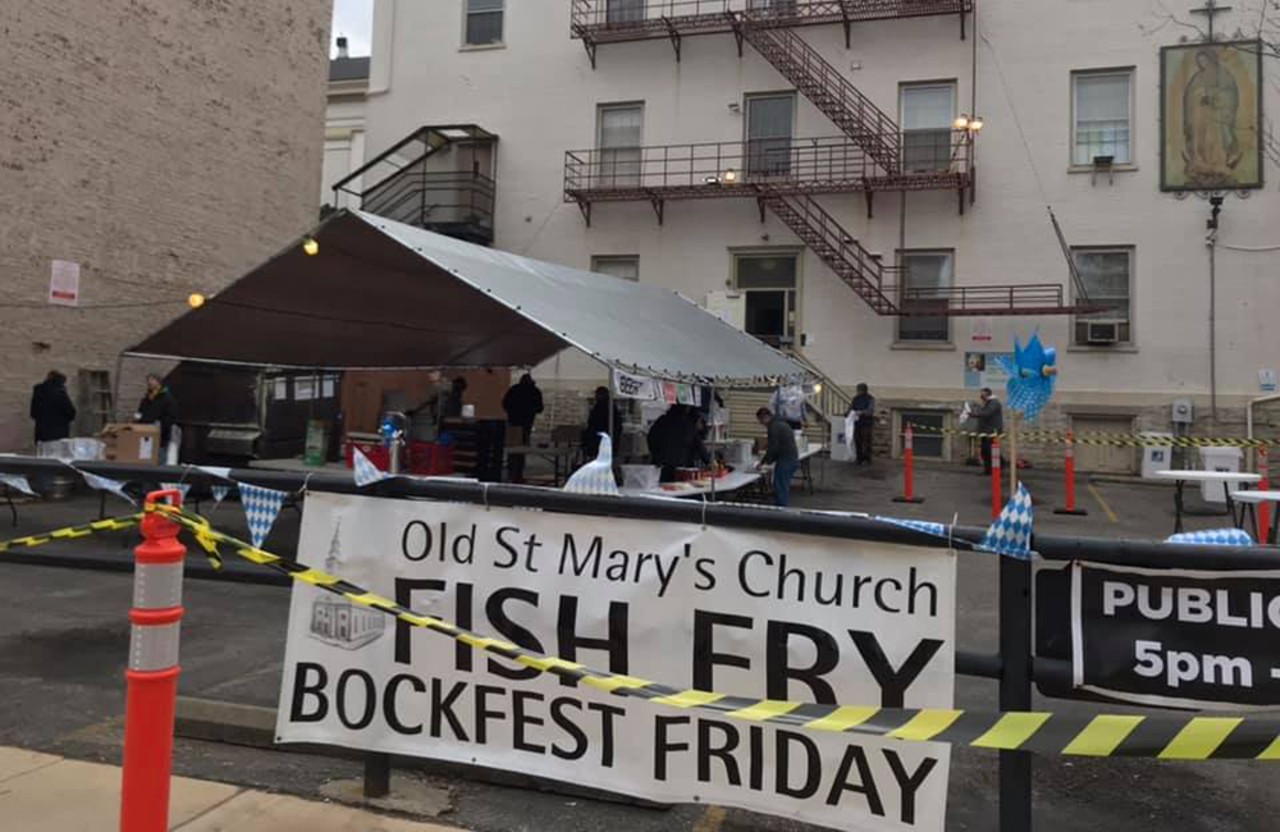 Old St. Mary's Church
Old St. Mary's annual Bockfest fish fry is on. Located on the Bockfest parade route (in the church's main parking lot), the parish will be serving up fish sandwiches, sides and drinks.  
4:30 p.m. March 4 until it's gone. 123 E. 13th St., Over-the-Rhine.