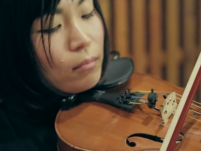 Tomoko Omura's Jazz Violin Trio plays Schwartz's Point Jazz & Acoustic Club Friday