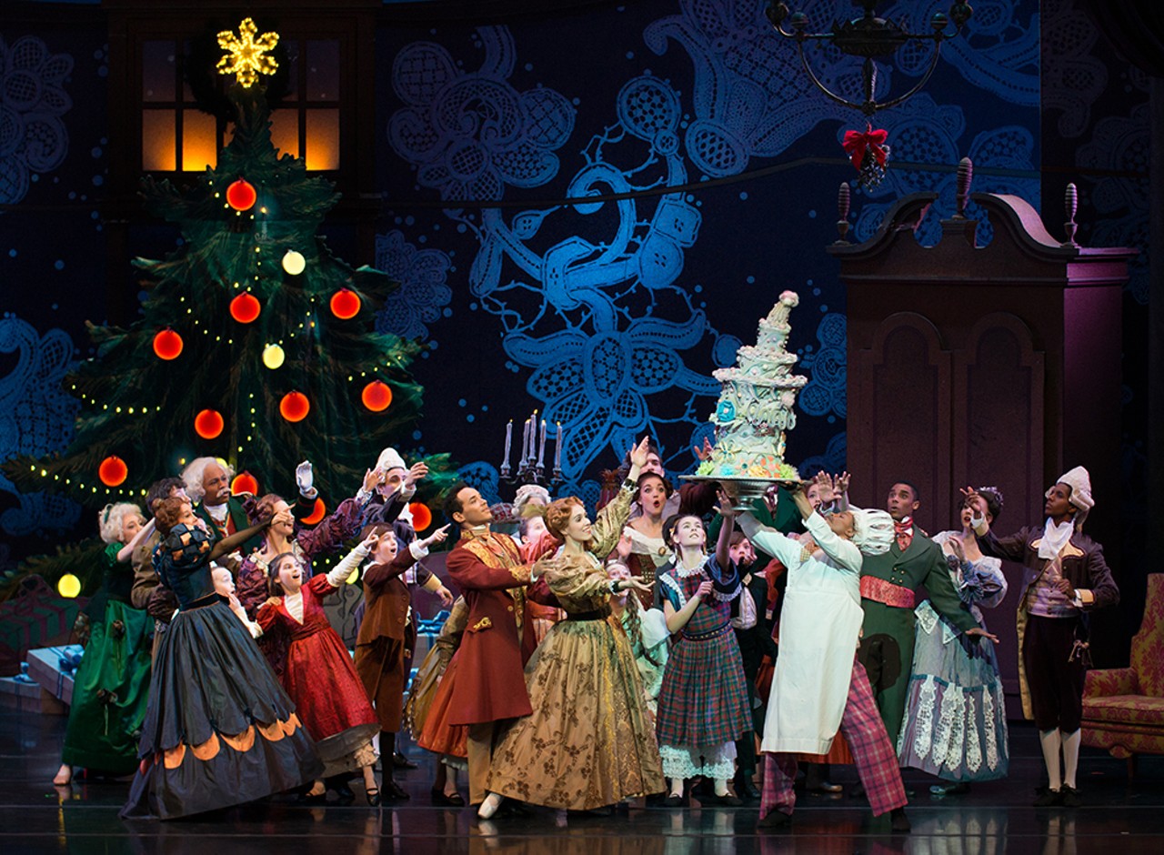   Visit the Land of Sweets with Cincinnati Ballet’s The Nutcracker
1241 Elm St., Over-the-Rhine
A favorite family tradition is back onstage at Music Hall as the Cincinnati Ballet presents their annual rendition of The Nutcracker. It’s Christmas Eve, and Clara and her nutcracker prince must wage war against an evil mouse king and journey to the Land of Sweets, where a Sugar Plum Fairy and dancing delicacies from around the globe celebrate Clara’s bravery. Choreographed by the ballet’s artistic director, Victoria Morgan, the imaginative two-act event features swirling snowflakes and Tchaikovsky’s iconic score played by the Cincinnati Symphony Orchestra. Dec. 16-26. $29-$129. cballet.org.