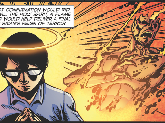 Panel from "Running from the Devil"