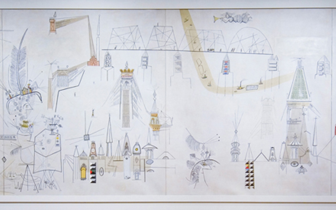 Saul Steinberg’s “Mural of Cincinnati” once again will be on display at the museum.