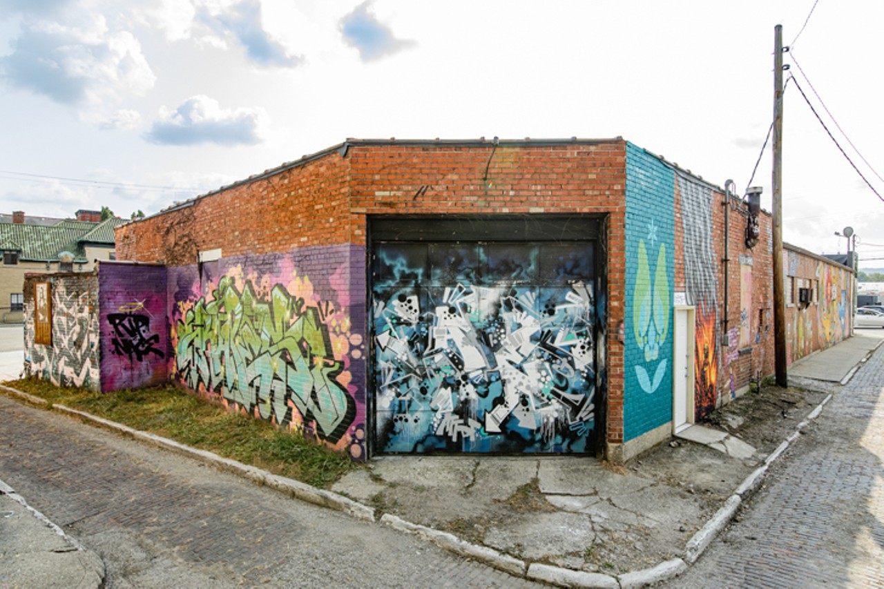 Brunson's work merging with new murals from local artists