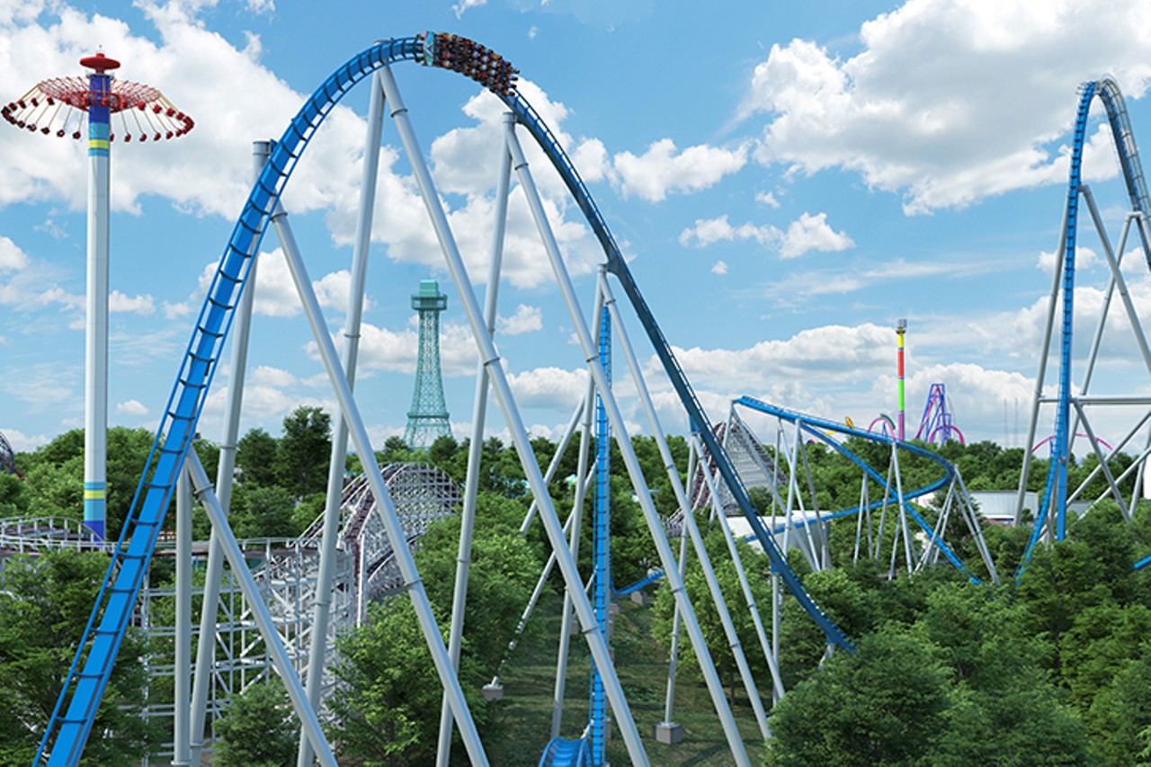 A Sneak Peek at Orion Kings Island s New 300 Foot Drop Giga Coaster