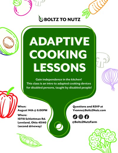 Adaptive Cooking Lessons