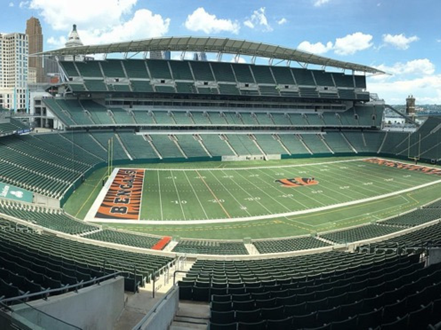 Paul Brown Stadium, home of the Cincinnati Bengals