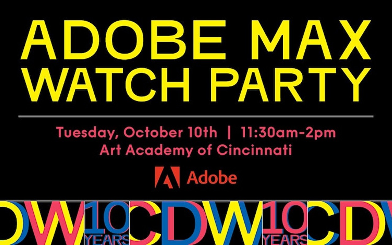 AIGA Cincinnati Design Week: Adobe Max Watch Party