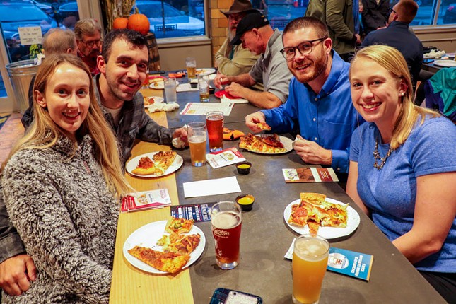 All the Cheesy Photos from the Cincinnati Pizza Week Kick-Off Party at Braxton Brewing Co.
