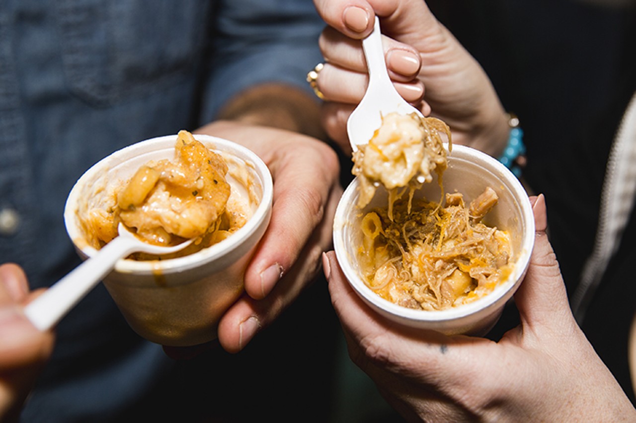 The 2019 Mac & Cheese Throwdown takes place 11:30 a.m.-2:30 p.m. Saturday, Nov. 2 at the Phoenix downtown. Tickets are $35 general admission and $50 VIP. 
2018's Mac & Cheese Throwdown // Photo: Hailey Bollinger