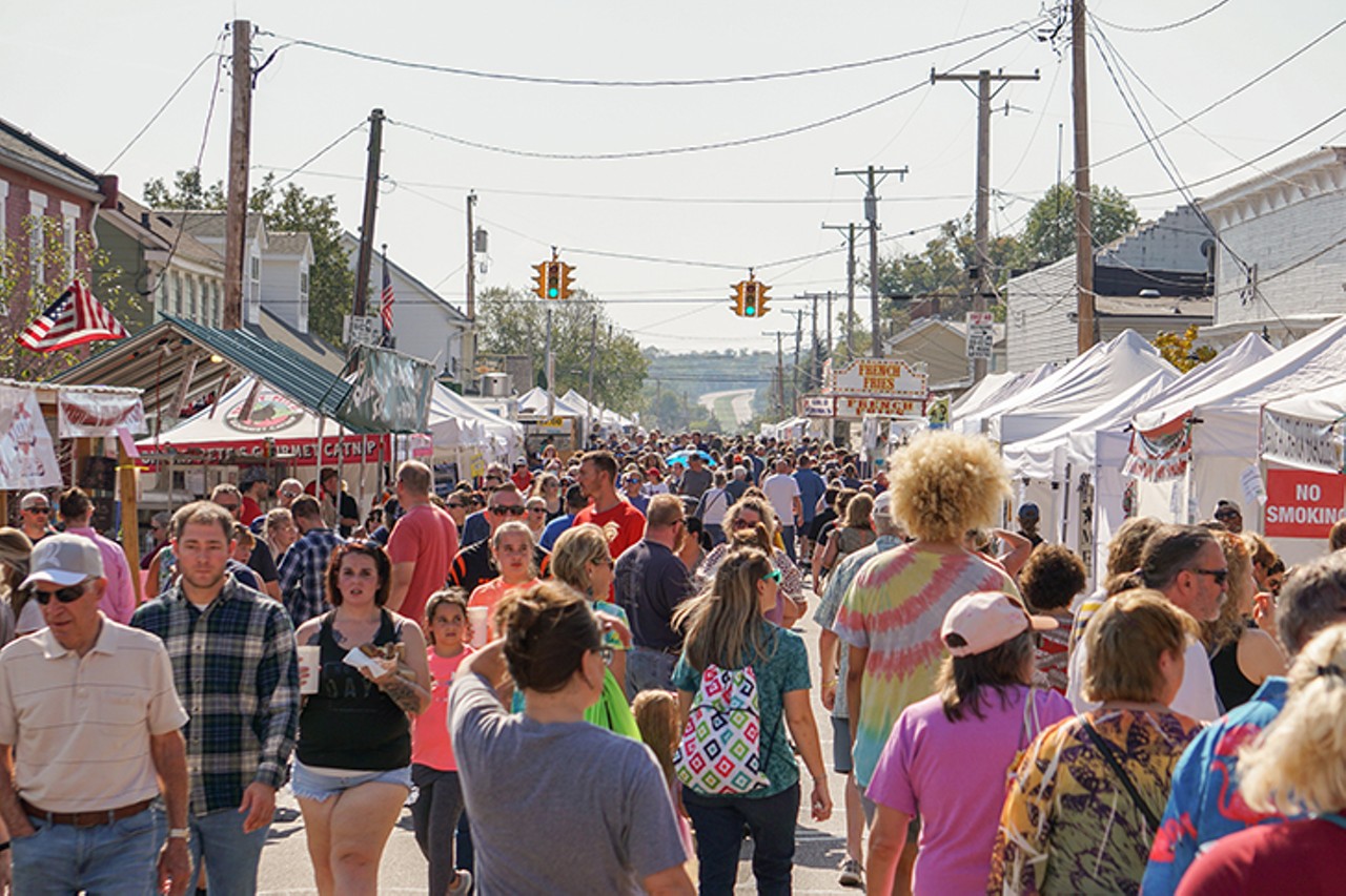 Thousands of people flocked to Waynesville Ohio for the 2021 Ohio Sauerkraut Festival.