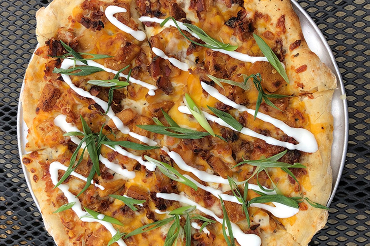 Incline Public House
2601 W. Eighth St., Price Hill
12&#148; Loaded Baked Potato: Alfredo sauce, breakfast potatoes, bacon bits, cheddar cheese and green onions. (Pizza available every day except Sunday 10 a.m.-2 p.m.)
Photo: Provided by restaurant