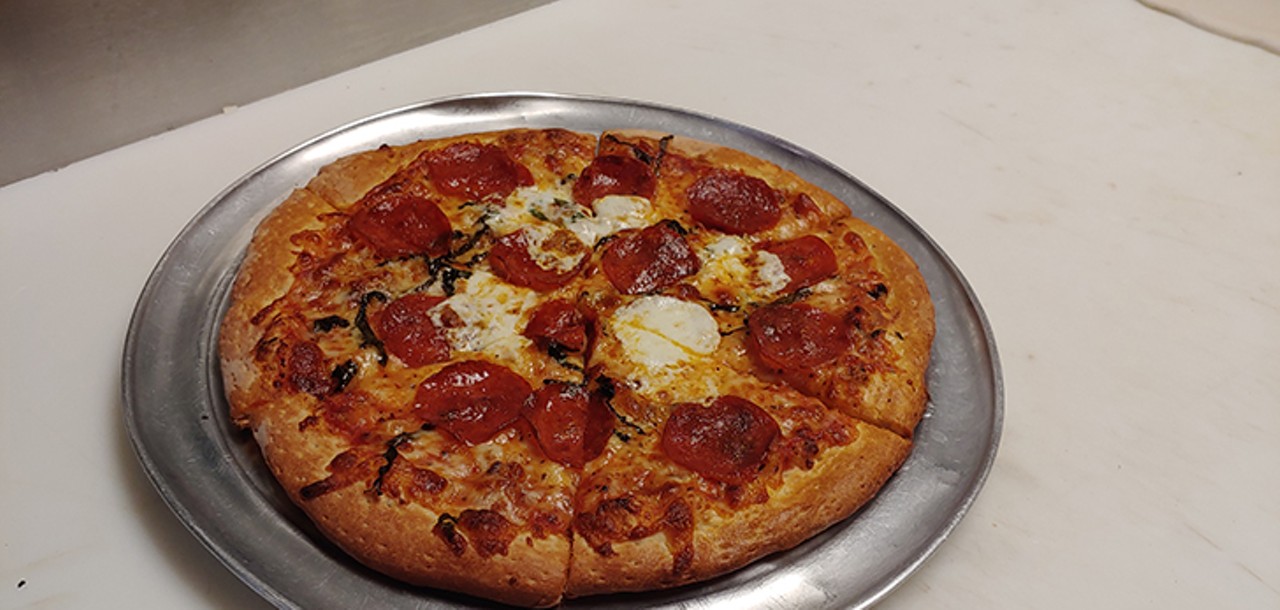 Newport Pizza Co.
601 Monmouth St., Newport, Ky.
10&#148; Pepperoni in Paradise: Pizza sauce, three-cheese blend, fresh mozzarella, roasted garlic, fresh basil and, of course, pepperoni.
Photo: Provided by restaurant