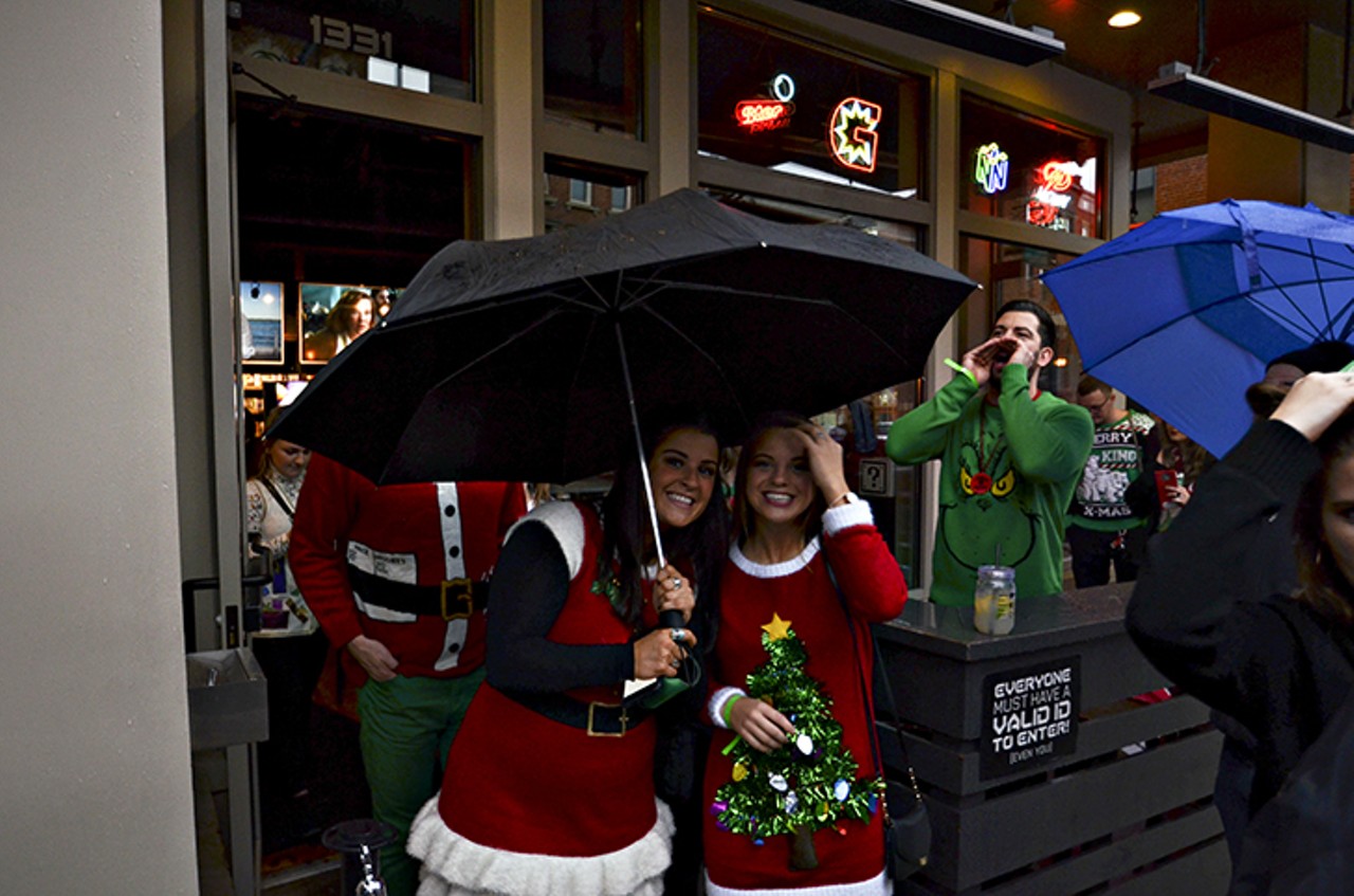 All the Tacky Holiday Sweaters We Saw at 16 Bit Bar+Arcade's Ugly Sweater Bar Crawl