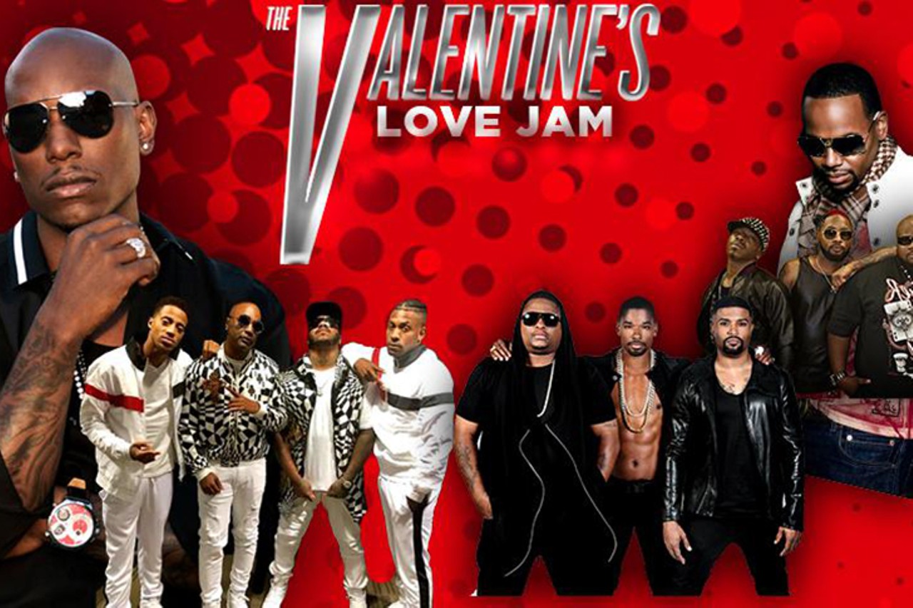 Valentine&#146;s Love Jam at U.S. Bank Arena
9 p.m. Feb. 14. $39-$125. U.S. Bank Arena, 100 Broadway St., Downtown
Calling all Cincinnati R&B fans: Get ready to jam with your special someone while listening to talented R&B musicians perform. The Valentine&#146;s Love Jam at U.S. Bank Arena will feature Tyrese, Avant, Dru Hill, Next and Grammy-award winning artists 112. Doors open at 6:30 p.m.  
Photo via usbankarena.com