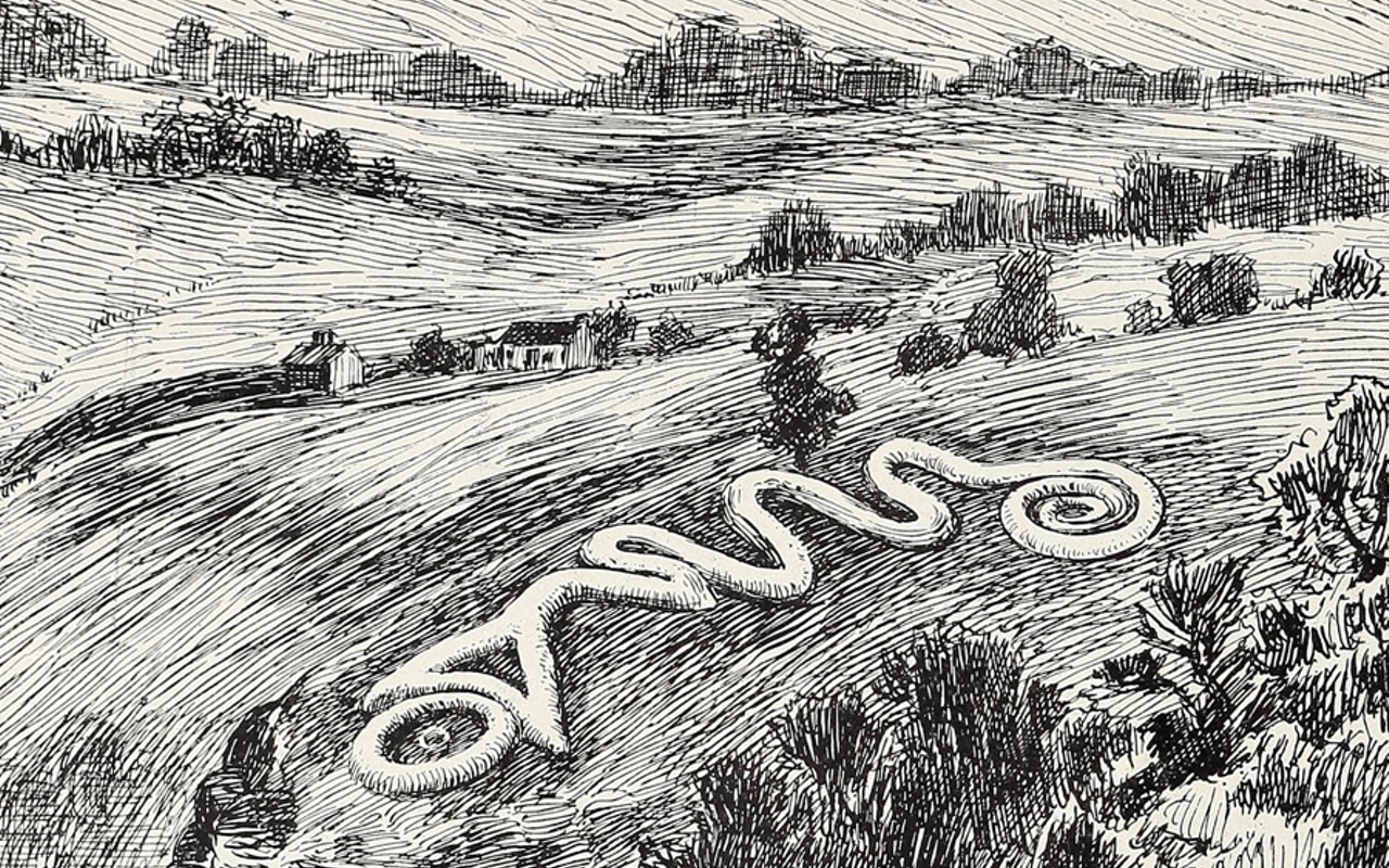 In 2011, a Scientology-like group damaged Serpent Mound by burying into the earthwork a
number of “organites” — pieces of quartz and resin — attempting to detect its “life energy.”
