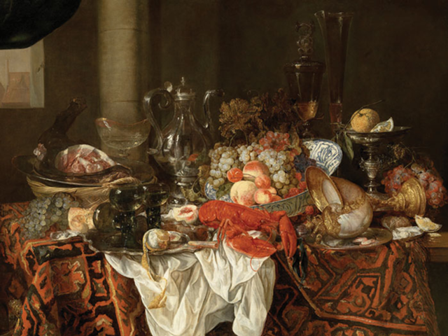 'Banquet Still Life' by Abraham van Beyeren