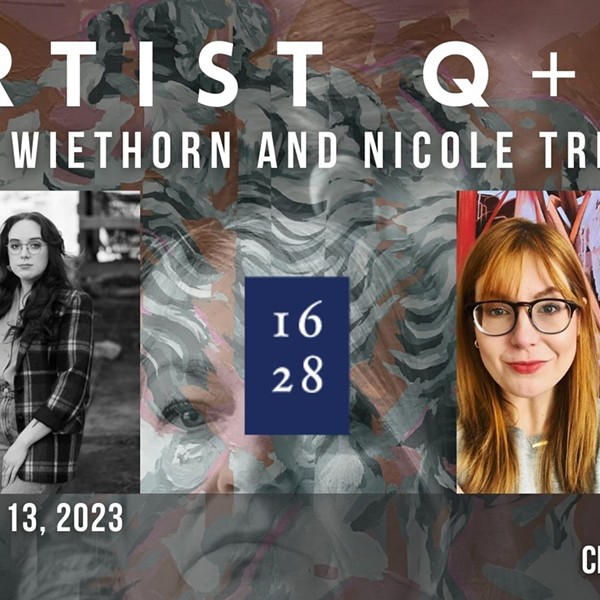 We are pleased to invite you to an Artist Q+A with artists and art educators Nicole Trimble and Emily Wiethorn! Trimble and Wiethorn both have solo exhibitions at 1628 Ltd. as a part of our Spring 2023 Exhibition.