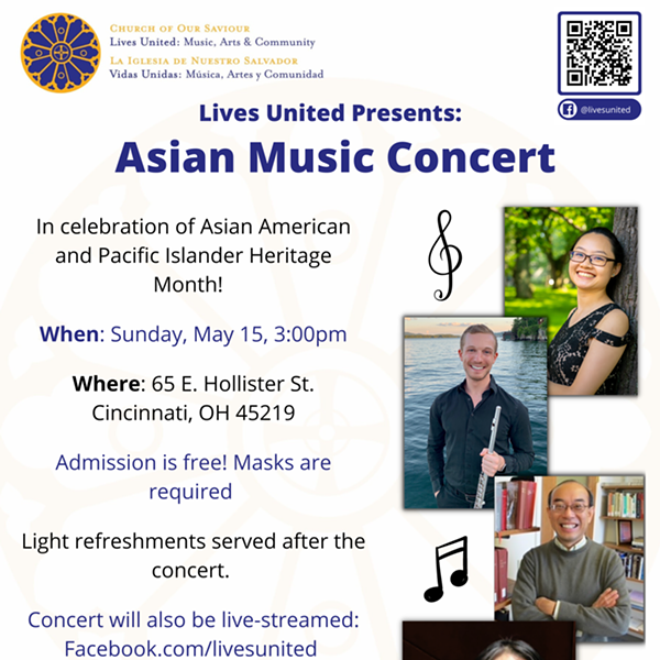 Asian Music Concert flyer